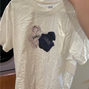 Sandy Liang White Short Sleeve Tee